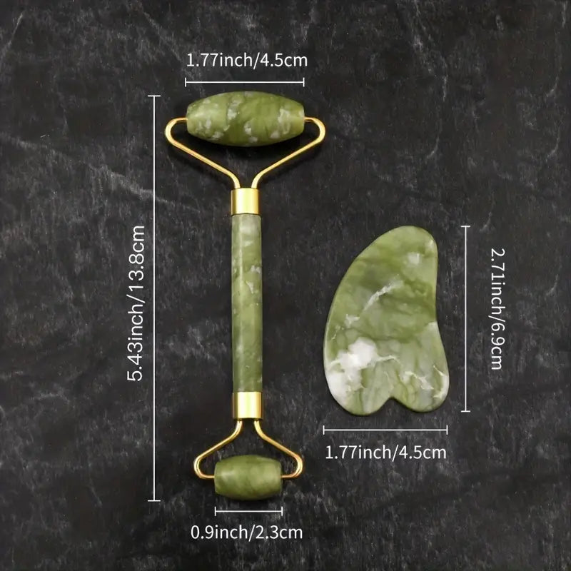 Jade Roller & Gua Sha Set