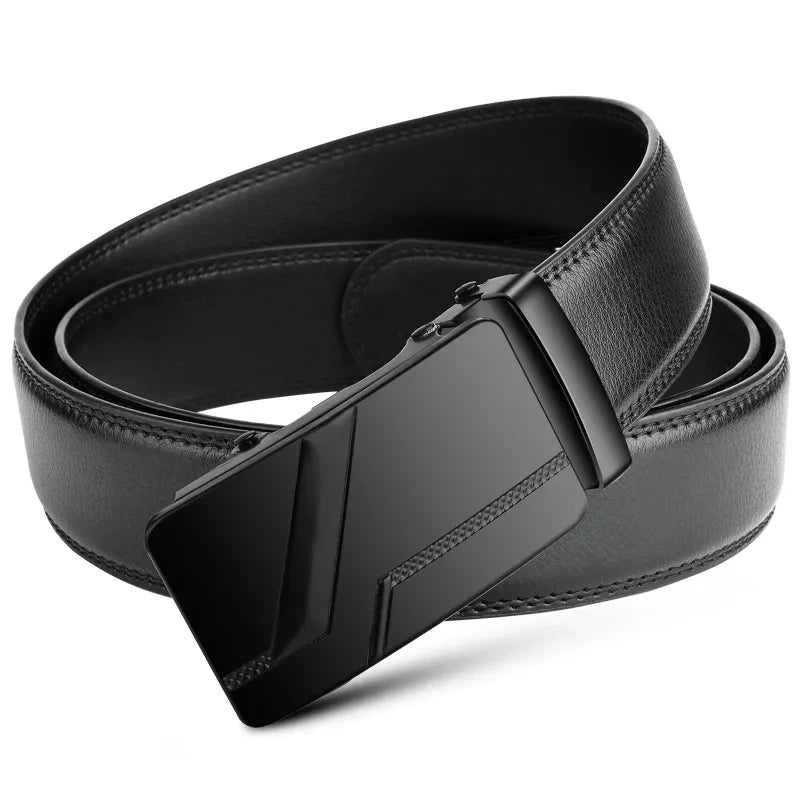 Ratchet Leather Luxury Belt