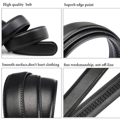 Ratchet Leather Luxury Belt