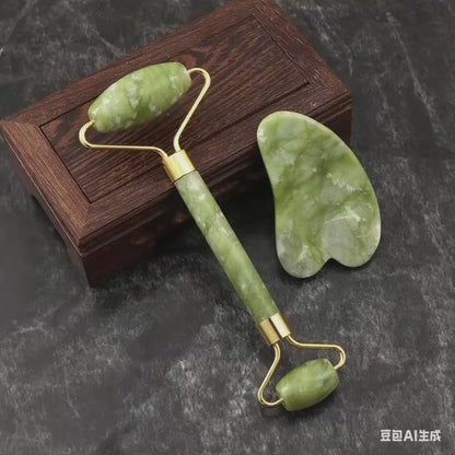 Jade Roller & Gua Sha Set